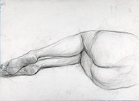 female figure drawing Matthew Tome