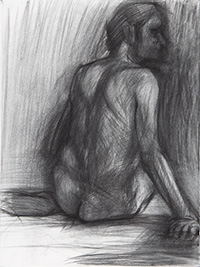 female figure drawing Matthew Tome