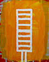 Thermionic Grid 6, oil on canvas Matthew Tome 2015